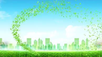 绿色环保低碳城市创建宣传片片头AE模板视频的预览图